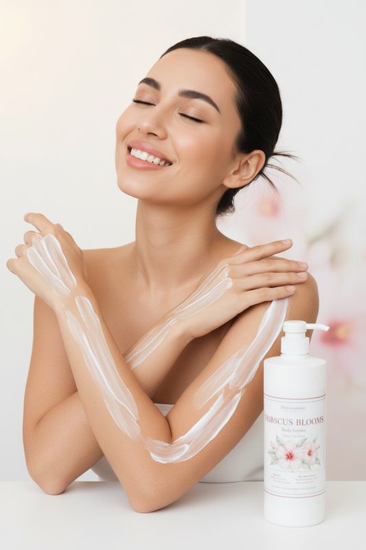Hibiscus Blooms Body Lotion Lifestyle