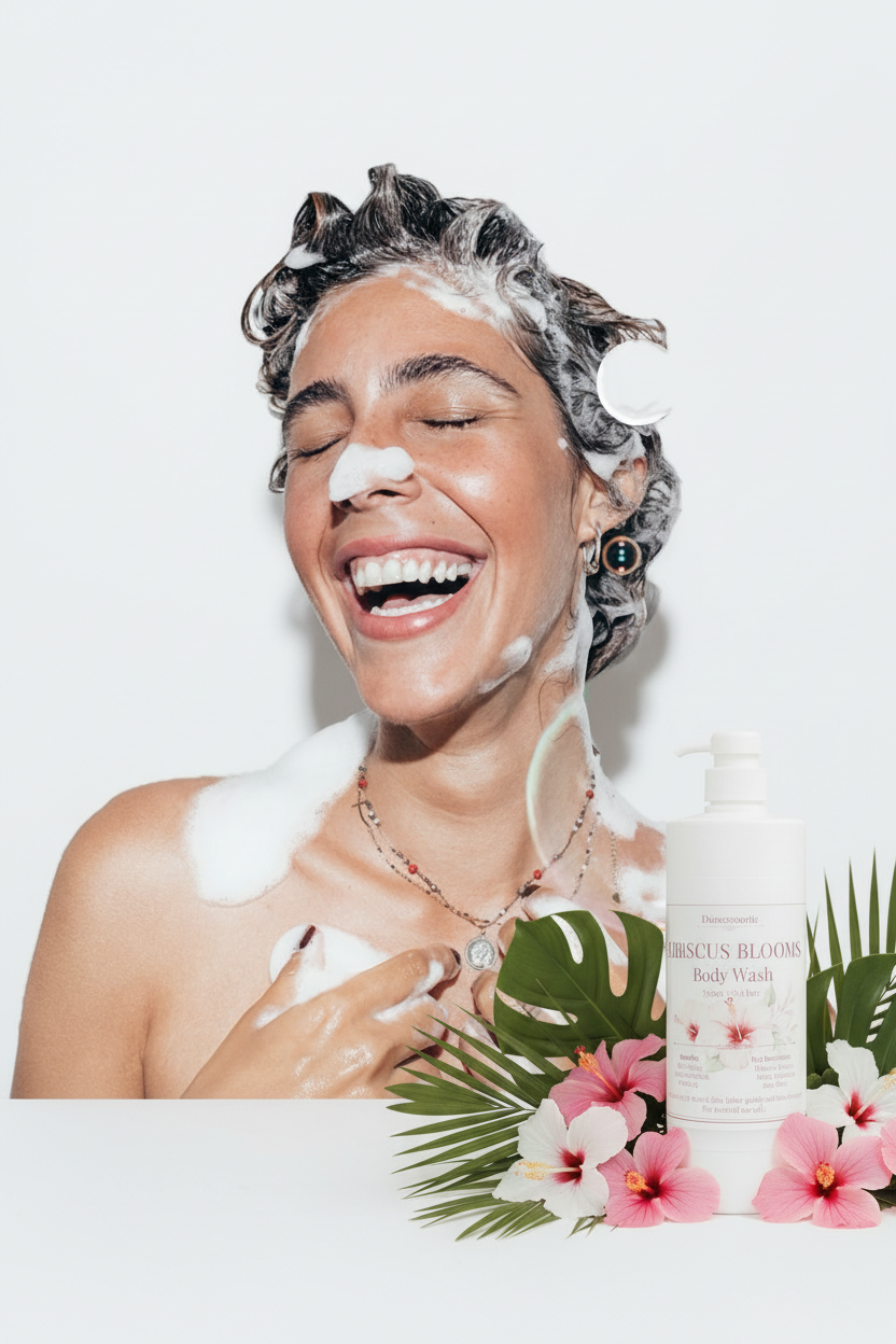Hibiscus Blooms Body Wash Lifestyle