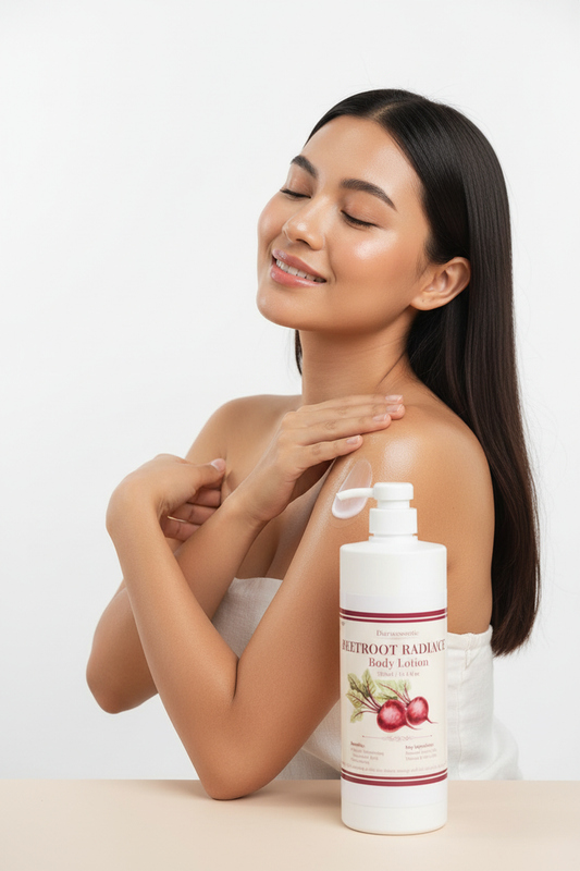 Beetroot Radiance Body Lotion Lifestyle