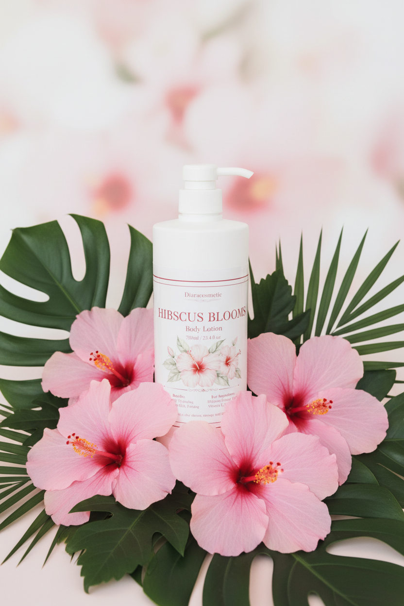 Hibiscus Blooms Lotion - Lifestyle