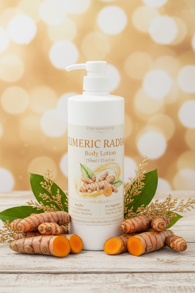 Turmeric Radiance Lotion - Lifestyle
